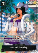 Ms. All Sunday (Alternate Art) (OP14-084) - The Azure Sea's Seven Foil - Japanese