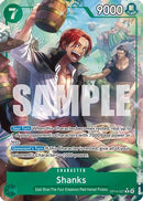 Shanks (Alternate Art) (OP14-027) - The Azure Sea's Seven Foil