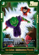 Son Gohan : Adolescence/Piccolo FB10-057 R* (Alternate Art) (FB10-057) - Cross Force Holofoil