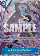 Mr.2.Bon.Kurei(Bentham) (Alternate Art) (OP16-055) - The Time of Battle Foil