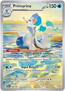 Primarina 088/084 - Holofoil ME05 Pitch Black - Illustration Rare