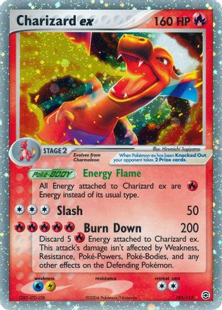 Charizard ex 105/112 - Holofoil FireRed & LeafGreen - Ultra Rare