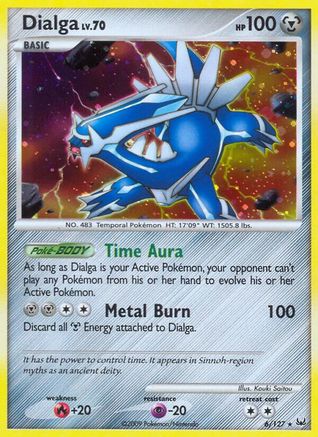 Dialga (6) 006/127 - Holofoil Platinum - Holo Rare