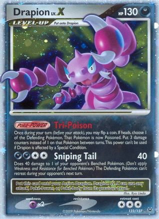 Drapion LV.X 123/127 - Holofoil Platinum - Ultra Rare