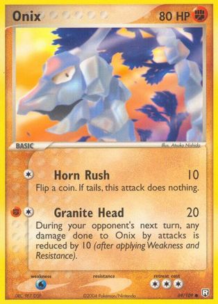 Onix 69/109 - Reverse Holofoil Team Rocket Returns - Common