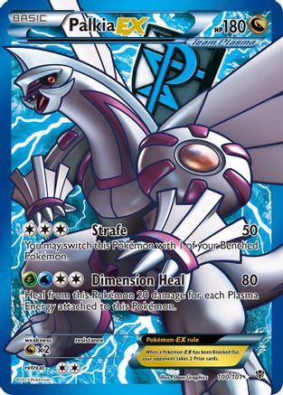 Palkia EX (Team Plasma) (100 Full Art) 100/101 - Holofoil Plasma Blast - Ultra Rare