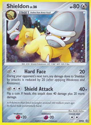 Shieldon DP08/56 - Holofoil Diamond and Pearl Promos - Promo