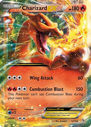 Charizard EX 012/106 - Holofoil XY  Flashfire - Ultra Rare