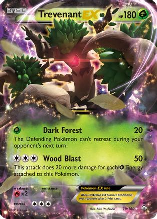 Trevenant EX 019/160 - Holofoil XY Primal Clash - Ultra Rare