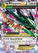M Rayquaza EX 76/108 - Holofoil XY  Roaring Skies - Ultra Rare
