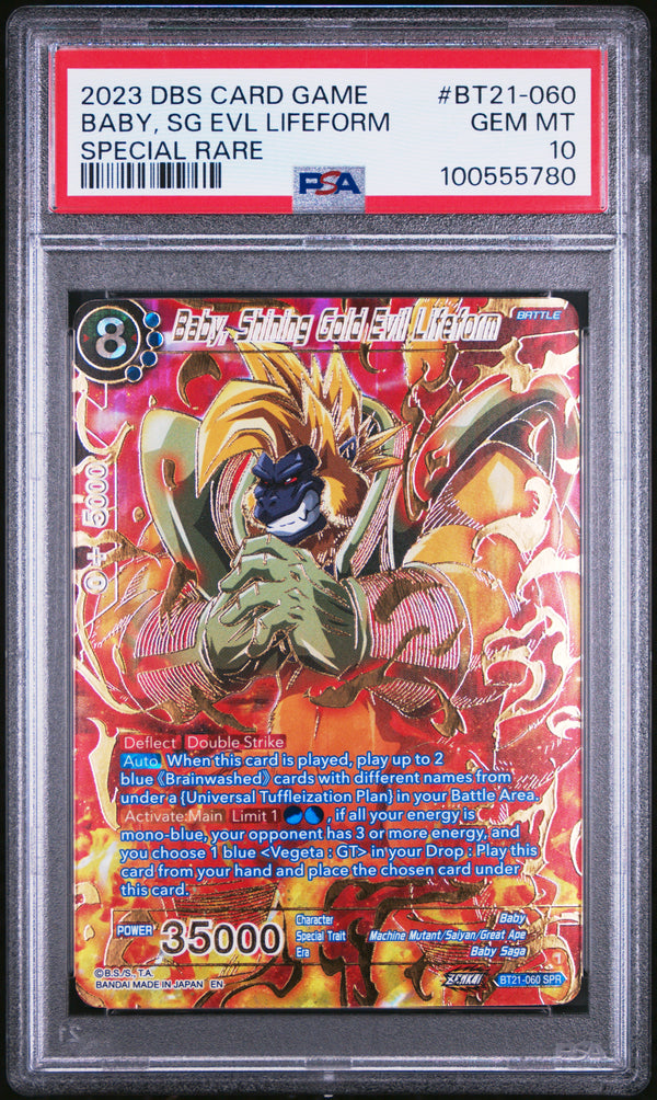 Baby, Sg Evl Lifeform BT21-060 Special Rare Dragon Ball Super Card Game Series 2