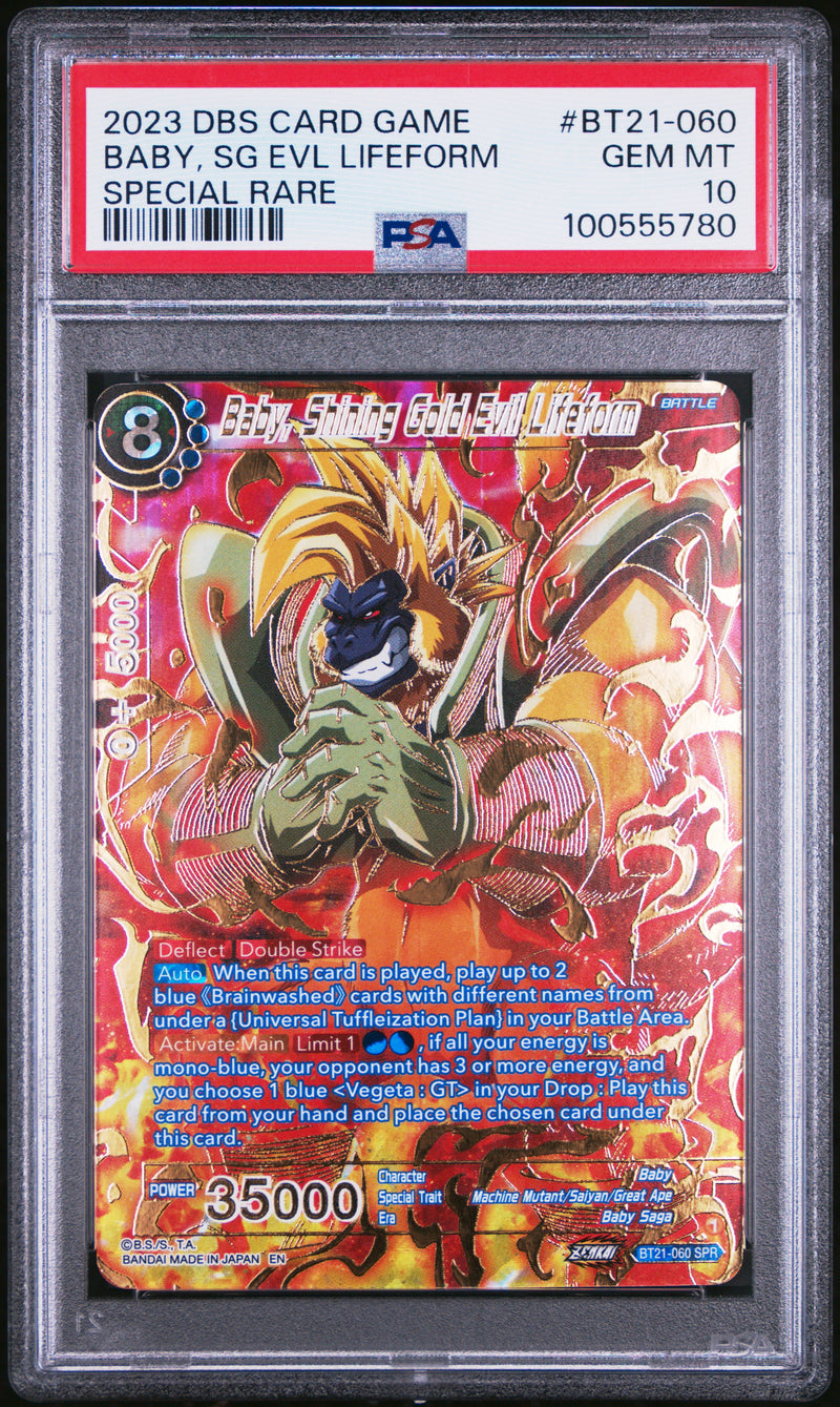 Baby, Sg Evl Lifeform BT21-060 Special Rare Dragon Ball Super Card Game Series 2