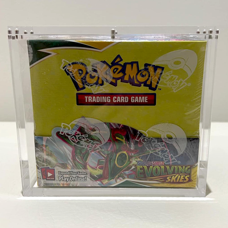 ProtectorPlus: Pokemon Booster Box Acrylic Case with Magnets 6mm Thick ProtectorPlus: Pokemon Booster Box Acrylic Case with Magnets 6mm Thick