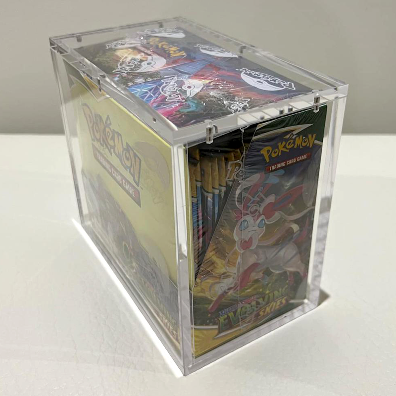 ProtectorPlus: Pokemon Booster Box Acrylic Case with Magnets 6mm Thick ProtectorPlus: Pokemon Booster Box Acrylic Case with Magnets 6mm Thick