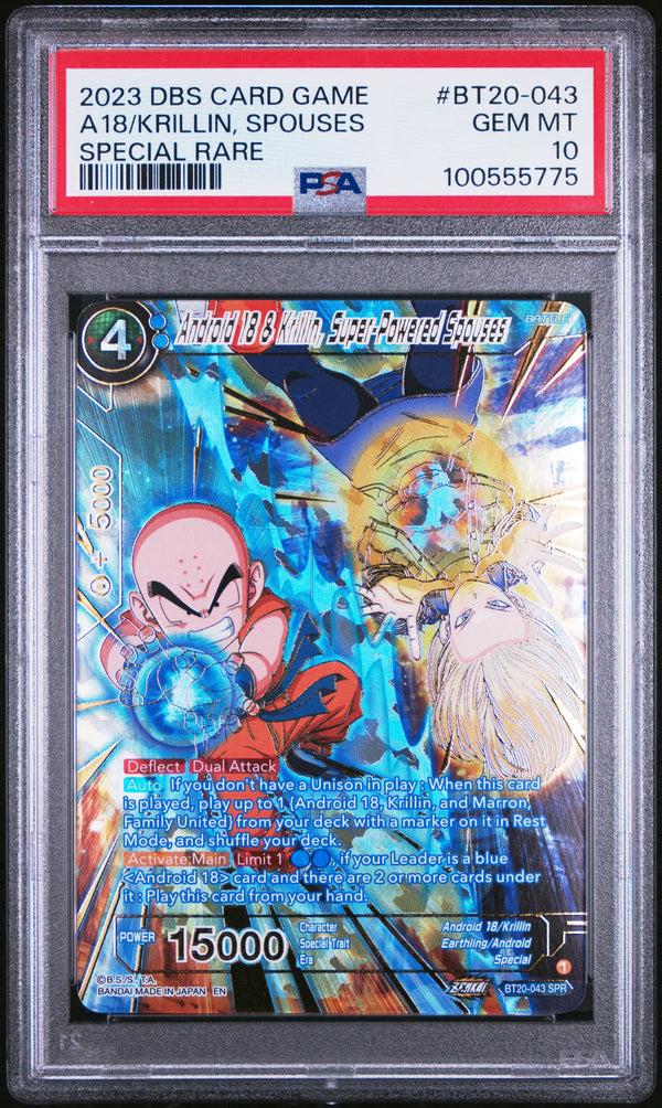 A18/Krillin, Spouses BT20-043 Special Rare Dragon Ball Super Card Game Series 20