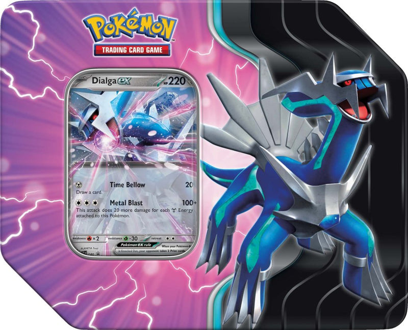 Pokemon TCG : Azure Legends Tin - Dialga EX Tin