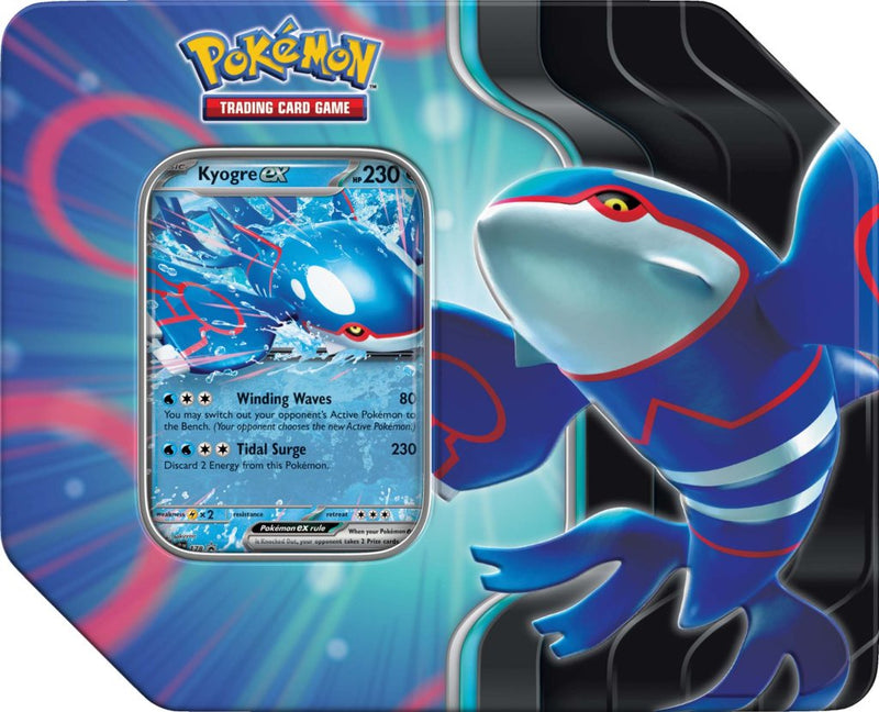 Pokemon TCG : Azure Legends Tin - Kyogre EX Tin