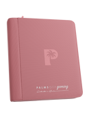 Palms Off Gaming : Collector's Series Top Loader Zip Binder - 4 Pocket - Pink