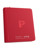 Palms Off Gaming : Collector's Series Top Loader Zip Binder - 4 Pocket - Red