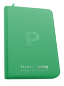 Palms Off Gaming: Collector's Series Top Loader Zip Binder - 9 Pocket - GREEN