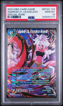 Android 21, Ceaseless BT20-143 Special Rare Dragon Ball Super Card Game Series 2