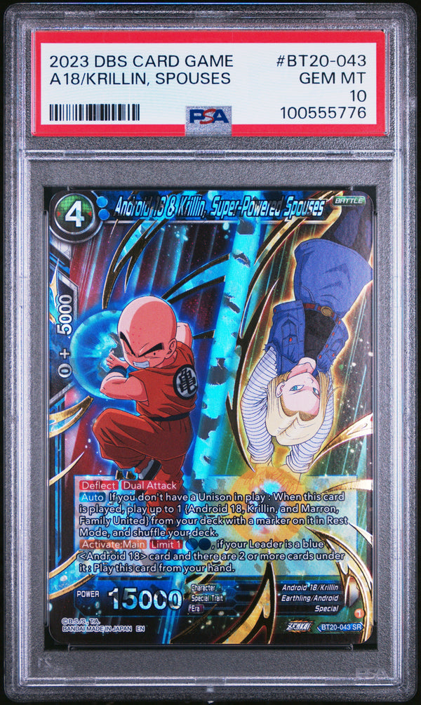 A18/Krillin, Spouses BT20-043 Dragon Ball Super Card Game Series 20 Power Absorb