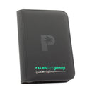 Palms Off Gaming : Collector's Series 4 Pocket Zip Trading Card Binder - BLACK