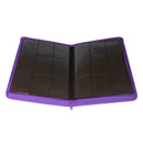 Palms Off Gaming: Collector's Series 9 Pocket Zip Trading Card Binder - PURPLE