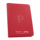 Palms Off Gaming: Collector's Series 9 Pocket Zip Trading Card Binder - RED