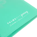 Palms Off Gaming: Collector's Series 9 Pocket Zip Trading Card Binder - TURQUOISE