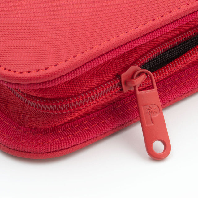 Palms Off Gaming: Collector's Series 9 Pocket Zip Trading Card Binder - RED