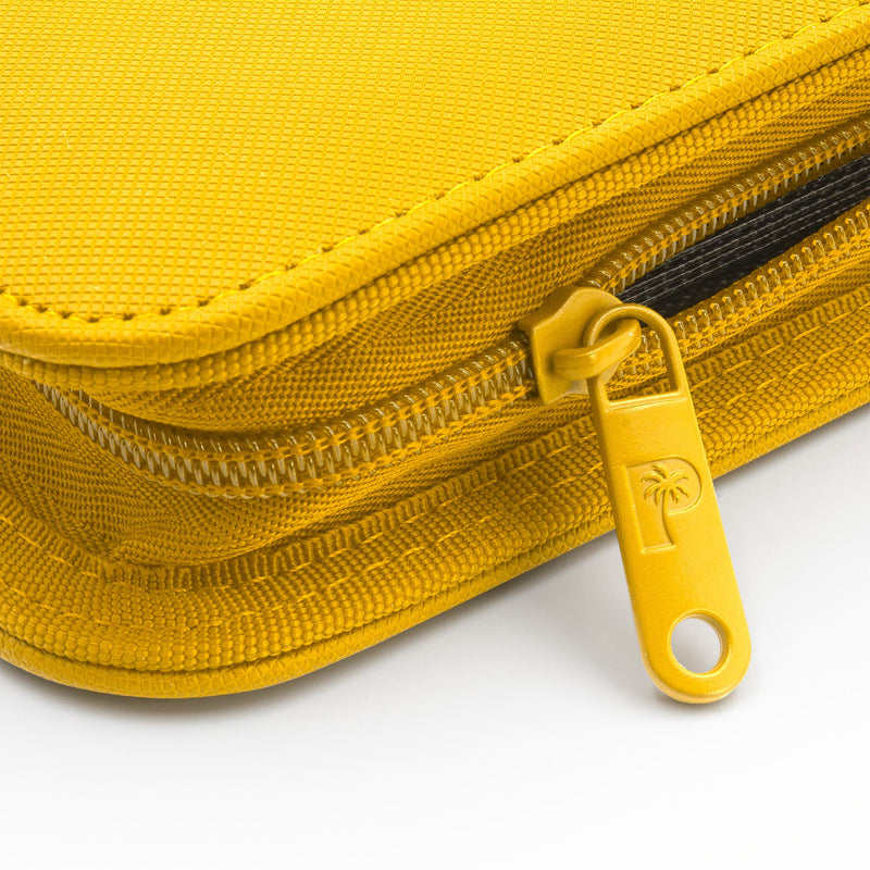 Palms Off Gaming: Collector's Series 9 Pocket Zip Trading Card Binder - YELLOW