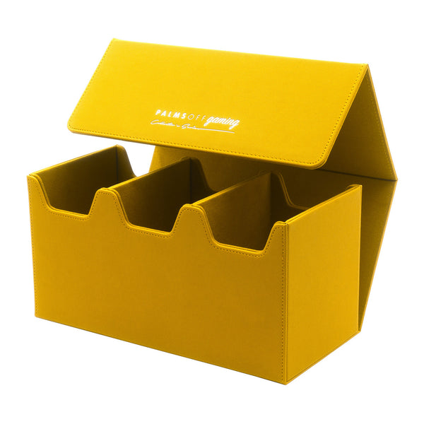 Palms Off Gaming : Collector's Series 60 Graded Cards Storage Case – Yellow : Large