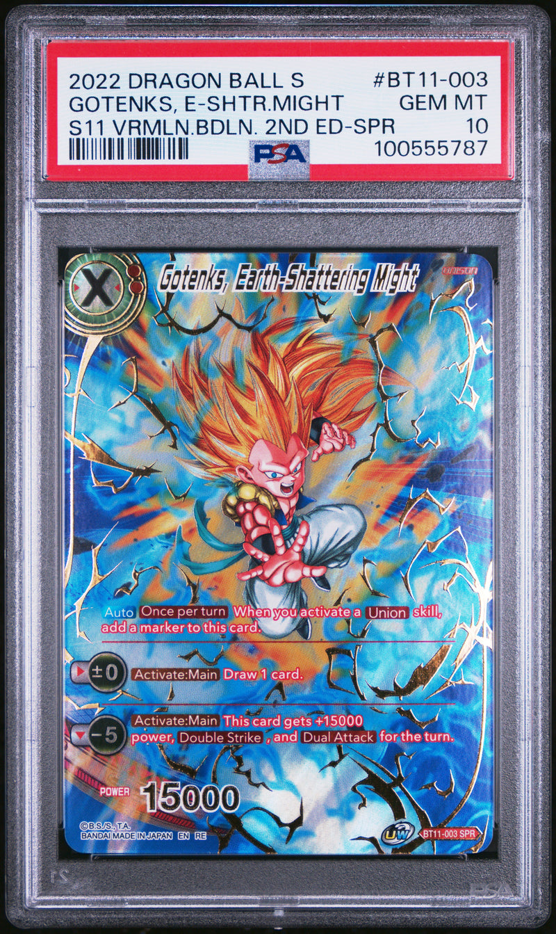 Gotenks, E-Shtr.Might BT11-003 S11 Vrmln.Bdln. 2nd Ed-Spr Dragon Ball Super Seri