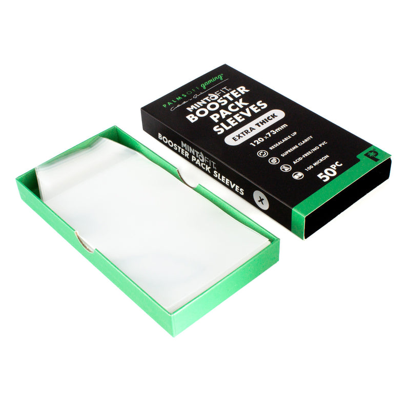 Palms Off Gaming: MintFit Booster Pack Sleeves - Extra Thick 50pc