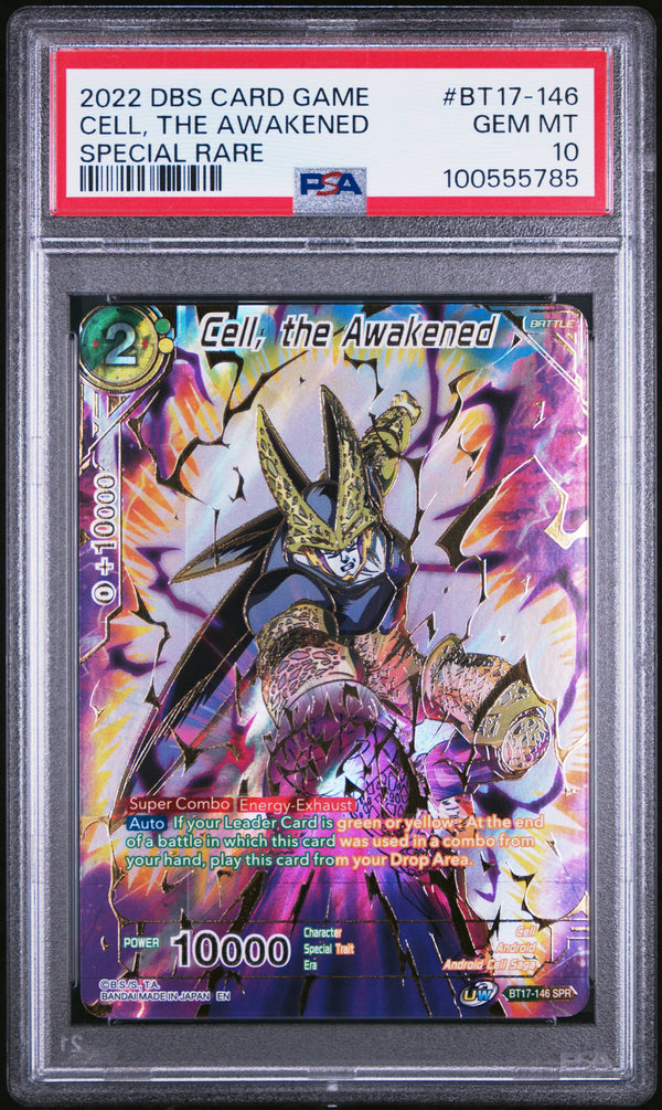 Cell, The Awakened BT17-146 Special Rare Dragon Ball Super Card Game Series 17 U