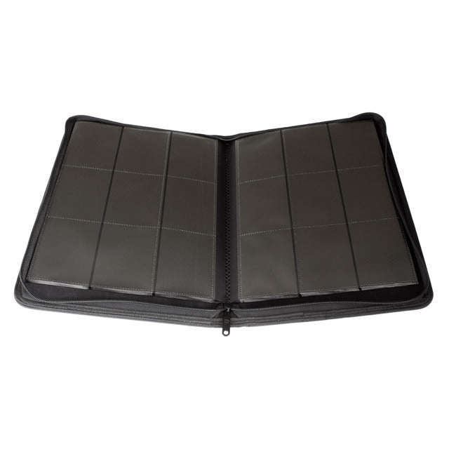 Palms Off Gaming: Collector's Series 9 Pocket Zip Trading Card Binder BLACK